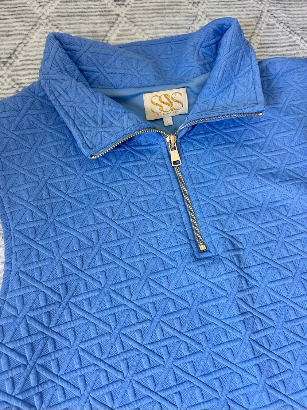 SSYS Kylie Lattice Set in Cornflower Blue